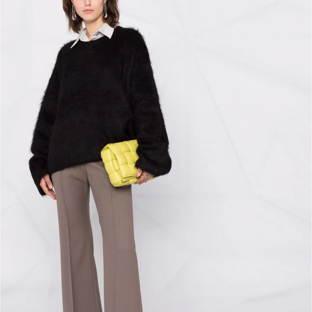 Toteme Brushed Alpaca Black Sweater M/L